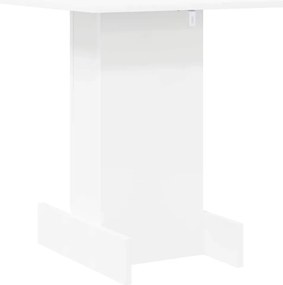 vidaXL End Table Λευκό 44,5 x 45 x 55 εκ Επεξεργασμένο ξύλο