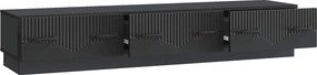 vidaXL Ντουλάπι TV Μαύρο 147 x 34,5 x 27 εκ Επεξεργασμένο Ξύλο