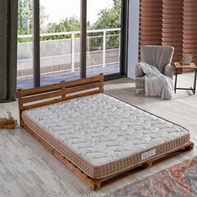 Stewehome Μονό Στρώμα Ύπνου με Ύφασμα Μπαμπού Άνεσης Καφέ 90x190x10 cm