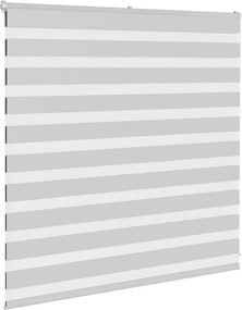 vidaXL Ζέβρα τυφλή Ανοιχτό Γκρι Πλάτος υφάσματος 145,9 εκ. Πολυεστέρας