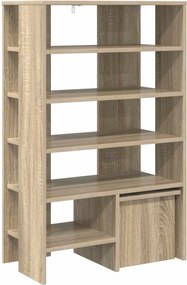 vidaXL Ντουλάπα Παπουτσιών 2 pcs Δρύς Sonoma Επεξεργασμένο ξύλο