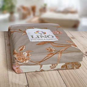 Σετ Μαξιλαροθήκες Posy Mocca 2x(50x70) - Lino Home