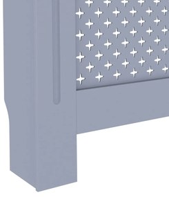 vidaXL Κάλυμμα Καλοριφέρ Ανθρακί 112 x 19 x 81,5 εκ. από MDF