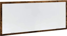 vidaXL LED Καθρέφτης Μπάνιου Καπνιστή Δρυς 100x8,5x37εκ. Επεξεργ. Ξύλο