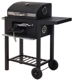 Ψησταριά BBQ Vaggan με βοηθητική επιφάνεια, ενσωματωμένο θερμόμετρο και επιφάνεια ψησίματος 45x32cm