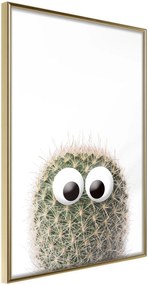 Αφίσα - Funny Cactus II - 20x30 - Χρυσό - Χωρίς πασπαρτού