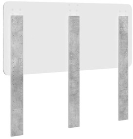 vidaXL Κεφαλάρι Σκυρόδεμα Γκρι 120 cm Επεξεργασμένο ξύλο