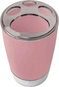 Θήκες οδοντόβουρτσας πλαστικές σε σετ 5Χ - Pink - 21764