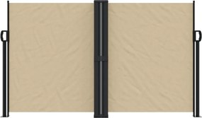 vidaXL Σκίαστρο Πλαϊνό Συρόμενο Μπεζ 140 x 600 εκ.