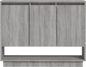 vidaXL Ντουλάπι Γκρι Sonoma 97x31x75 εκ. από Επεξεργασμένο Ξύλο