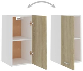 vidaXL Ντουλάπι Κρεμαστό Sonoma Δρυς 29,5x31x60 εκ. από Μοριοσανίδα