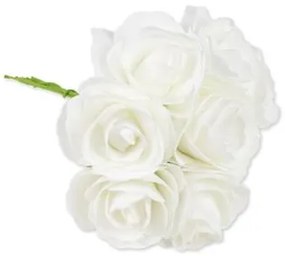 Beauty Home ΜΠΟΥΚΕΤΟ ΛΕΥΚΑ ΤΡΙΑΝΤΑΦΥΛΛΑ 15 CM