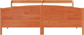 vidaXL Σκελετός Κρεβ. Χωρίς Στρώμα Καφέ Κεριού 180x200 εκ Μασίφ Πεύκο
