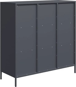 vidaXL Ντουλάπι Ανθρακί 101,5x39x103,5 εκ. από Ατσάλι