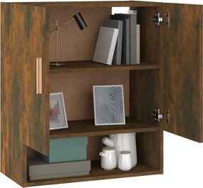 vidaXL Ντουλάπι Τοίχου Καπνιστή Δρυς 60x31x70 εκ. Επεξεργασμένο Ξύλο