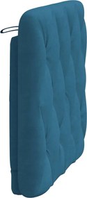 vidaXL Μαξιλάρι για Κεφαλάρι Μπλε 80 εκ. Βελούδο