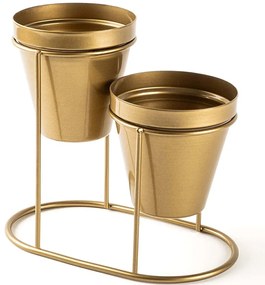 Κασπώ 247HFM1158 19x10x16cm Gold Aberto Design Μέταλλο