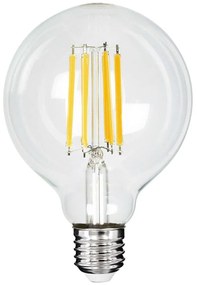 Λαμπτήρας Led Long Filament 99088 Φ9,5x13,8cm G95 E27 7W 1470lm 2700K Clear GloboStar 7W