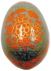 Διακοσμητικό Αυγό Χειροποίητο Ξύλινο Γαλάζιο Royal Art 7εκ. POW7/03