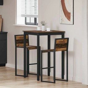 vidaXL Τραπεζαρίες Επεξεργασμένο ξύλο