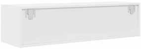 vidaXL Ντουλάπι Τηλεόρασης Λευκό 100x31x25,5 εκ Επεξεργασμένο Ξύλο