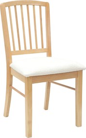 vidaXL Καρέκλες φαγητού 2 pcs Φυσικό 50 x 52,5 x 91 εκ