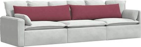 vidaXL Μαξιλάρι Καναπέ 2 pcs Κόκκινο 145 x 40 εκ. ύφασμα