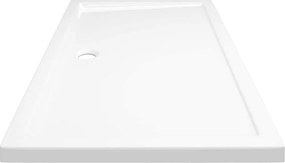vidaXL Βάση Ντουζιέρας Ορθογώνια Λευκή 70 x 120 εκ. από ABS