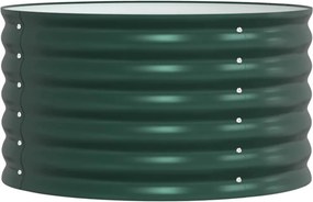 vidaXL Ανεβασμένο Κρεβάτι Πράσινο 80 x 80 x 44 cm Ατσάλι