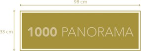 Clementoni Παζλ Panorama High Quality Collection Αλογα 1000 τμχ