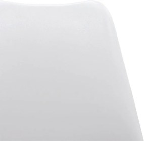 Καρέκλα Gaston PP-PU λευκό-φυσικό πόδι 43x51x75 εκ.