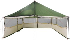 vidaXL Οικογενειακή Σκηνή Πράσινο 600 x 400 x 268 εκ.