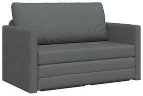 vidaXL Κρεβάτι καναπές Σκούρο γκρι 124 x 71 x 78 εκ ύφασμα