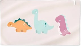 Πετσέτα Παραλίας Microfiber Happy Dinos 90x160εκ.