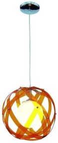 Φωτιστικό κρεμαστό NEFELI plexi glass Φ30 Homelighting-77-1540-Πορτοκαλί 77-1540