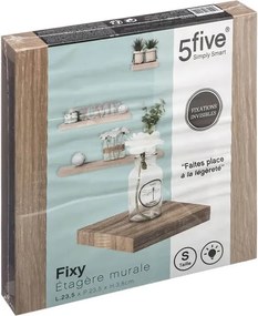 ΡΑΦΙΈΡΕΣ/ΡΆΦΙΑ ΤΟΊΧΟΥ WALL SHELF OAK 23.5CM NAT 138952C