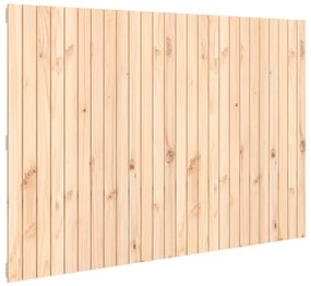vidaXL Κεφαλάρι Επιτοίχιο 166x3x110 εκ. από Μασίφ Ξύλο Πεύκου