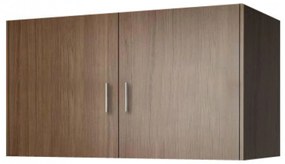 Πατάρι ντουλάπας δίφυλλο σε χρώμα καρυδί 85x50x60
