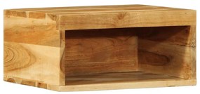 Επίτοιχο ντουλάπι τηλεόρασης 40x30x19 cm Μασίφ ξύλο ακακίας - Καφέ