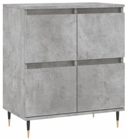 vidaXL Ντουλάπι Γκρι Σκυροδέματος 60x35x70 εκ. Επεξεργασμένο Ξύλο