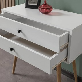 Συρταριέρα Λευκό RUDREVO 80x36x50