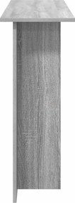 vidaXL Τραπέζι κονσόλας Γκρι Sonoma 100 x 30 x 75 εκ