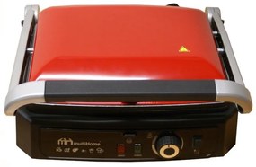 MultiHome Supergrill T-71-142 Τοστιέρα Γκριλιέρα με Αποσπώμενες Πλάκες 2000W Κόκκινη