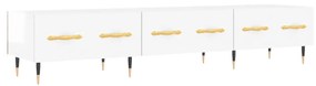 vidaXL Έπιπλο Τηλεόρασης Γυαλ. Λευκό 150x36x30 εκ. Επεξεργασμένο Ξύλο
