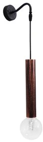 Απλίκα Φωτιστικό Τοίχου 1xE27 S-42AP Heronia Lighting-34-0190-Χάλκινο 34-0190