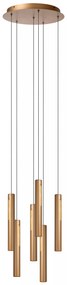 Φωτιστικό Κρεμαστό Lucide 24403-42-04 GRIFFITH Οξυντέ (Bronzed) 2700 K