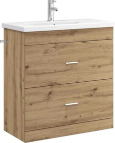 vidaXL Σετ Επίπλων Μπάνιου Artisan Δρυς 81 x 40 x 84,5 εκ