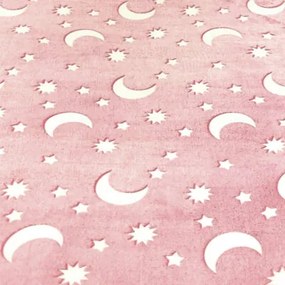 Παιδική Κουβέρτα Φωσφοριζέ 200x220cm Ροζ PINK150