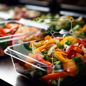 Σετ των 2 Intra Συλλεκτικό Ξύλινο Παζλ Plywood 4mm - Πολύχρωμα δοχεία λαχανικών με καρυκεύματα Σε Ξύλινο Κουτί - Διαστάσεις: 10x10 cm – 25 κομμάτια