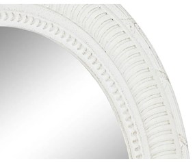 Τοίχο καθρέφτη Home ESPRIT Λευκό 66 x 5 x 66 cm